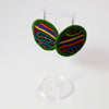 Embroidered Earrings by Swiet Stuff