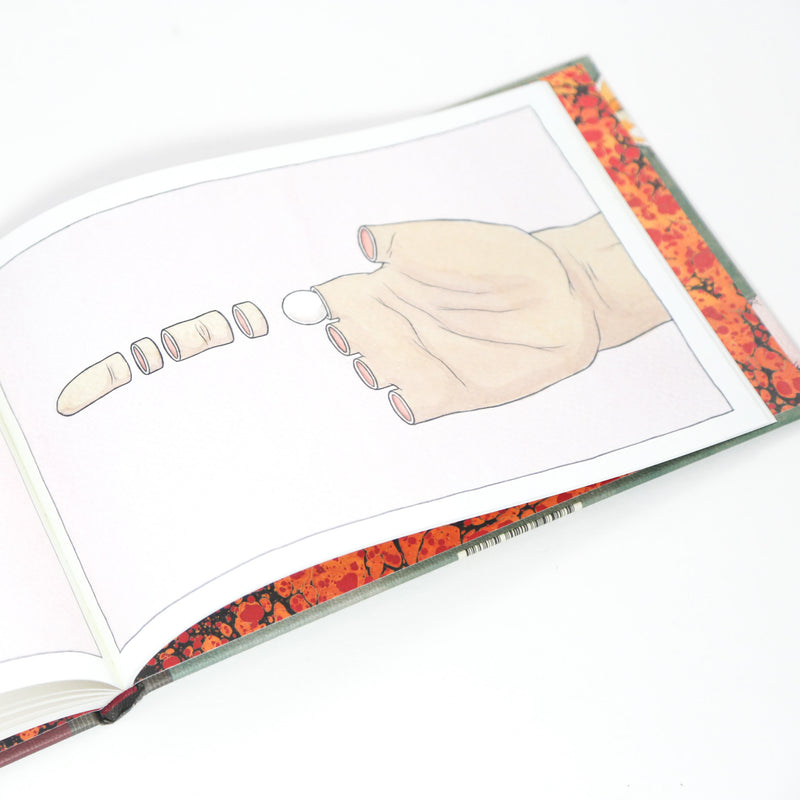 peek inside at vivisectionary by kate la cour, anatomy of a hand