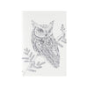 Blank journals or sketchbooks with owl illustration on cover by Magda Boreyza