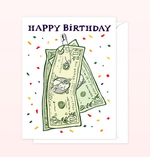 Happy Birthday Single Greeting Cards by Sassy Banana Design Co